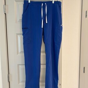 Figs Royal Blue Yola Skinny Scrub Pant